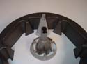 sample parts of EDM machining with angle cutting